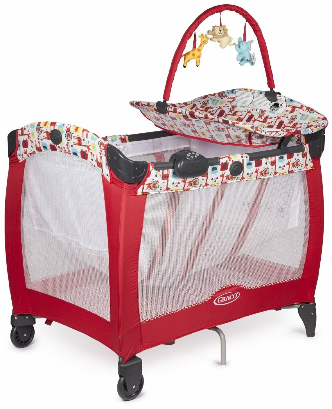 Манеж-кровать Graco Сontour Electra Wild day out