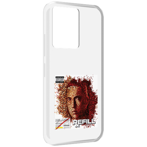 Чехол MyPads Eminem RELAPSE, REFILL для Infinix Note 12 5G X671 / Note 12 Pro 5G задняя-панель-накладка-бампер