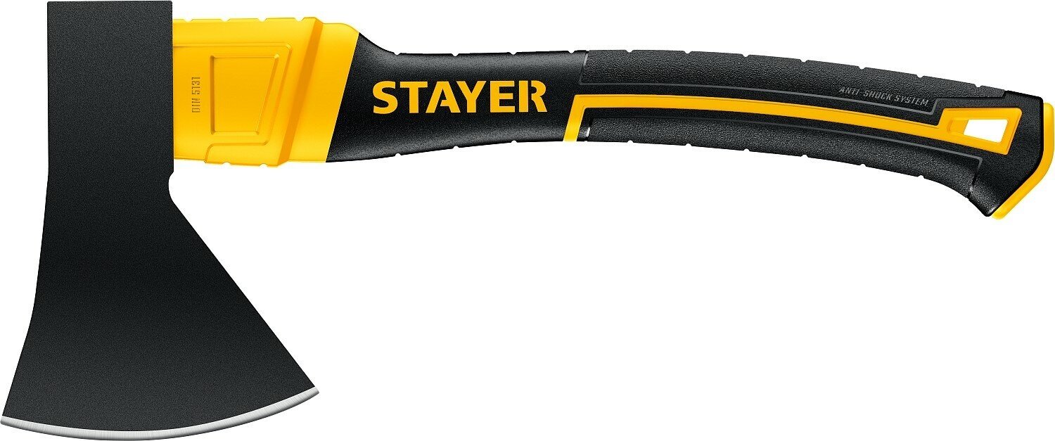 Кованый топор Stayer Fiberglass 410 мм, 1000/1150 г 2062-10_z02 . - фотография № 7