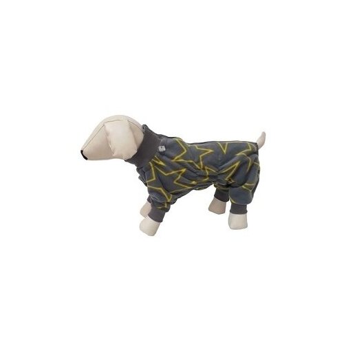 OSSO Комбинезон для собак из флиса на молнии р.37 (сука) принт Кфп-1010 (зима), 0,27 кг
