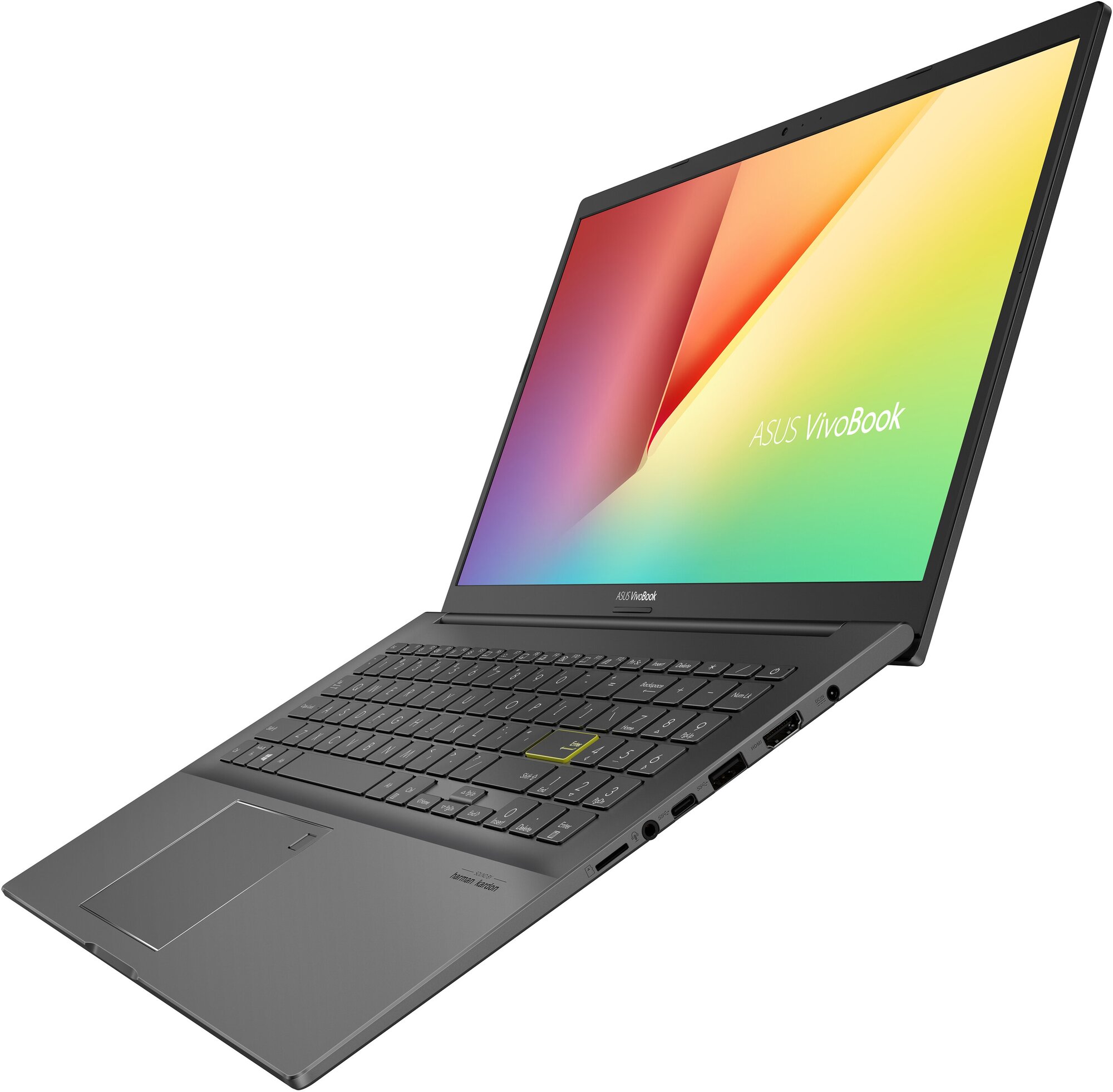 15.6" Ноутбук ASUS VivoBook M513UA-L1179W 1920x1080, AMD Ryzen 5 5500U 2.1 ГГц, RAM 8 ГБ, LPDDR4, SSD 512 ГБ, AMD Radeon Graphics, Windows 11 Home, 90NB0TP1-M06500, Indie Black - фотография № 17