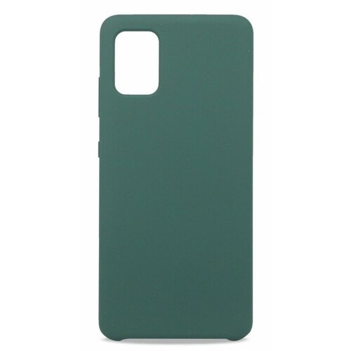 Накладка силиконовая Silicone Cover для Samsung Galaxy M51 M515 зелёная шлейф для samsung m515 galaxy m51 межплатный