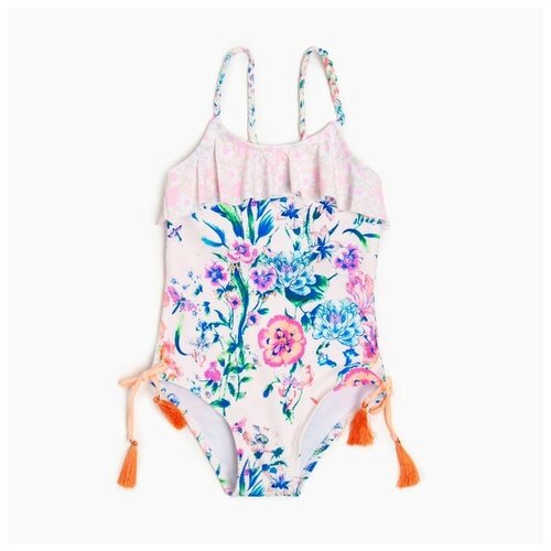 фото Купальный костюм слитный детский minaku с декором, рост 128-134 (6) 9136751
