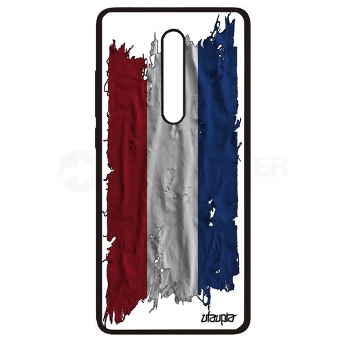 фото Чехол на телефон xiaomi mi 9t pro, "флаг голландии на ткани" государственный страна utaupia