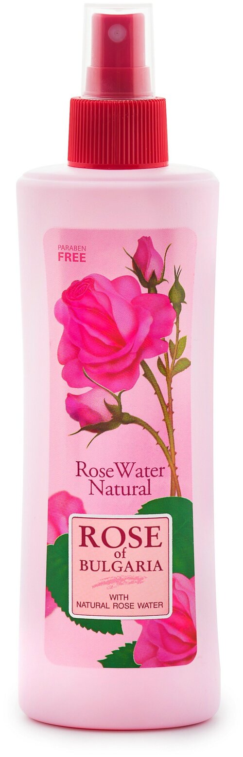 Rose of Bulgaria Розовая вода Rose Water Natural, 230 мл