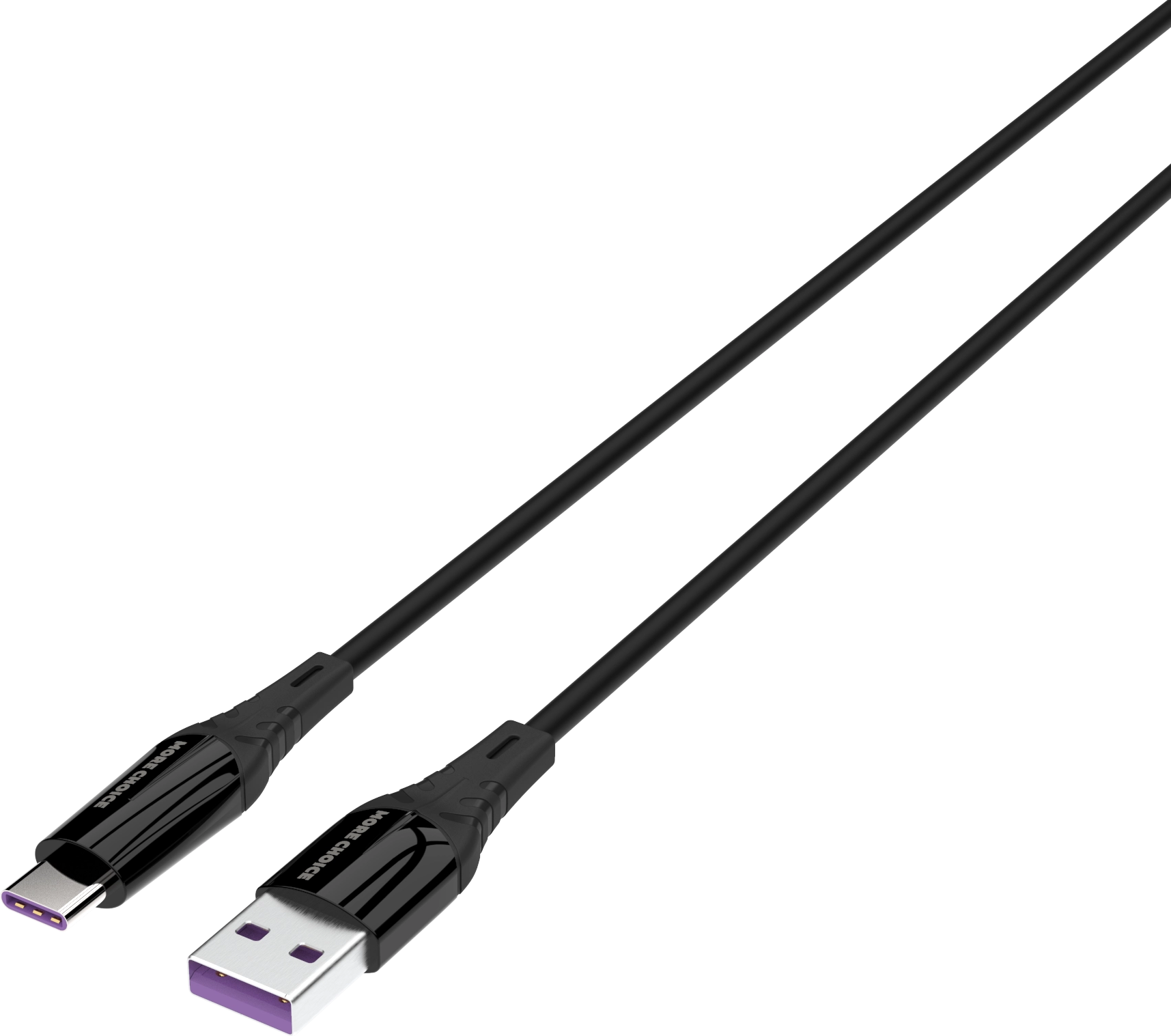 Кабель интерфейсный More Choice USB 3.0A для Type-C силикон 1м Black - фото №3