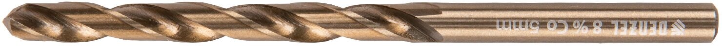 фото Сверло по металлу, 5 мм, HSS Co-8%// Denzel
