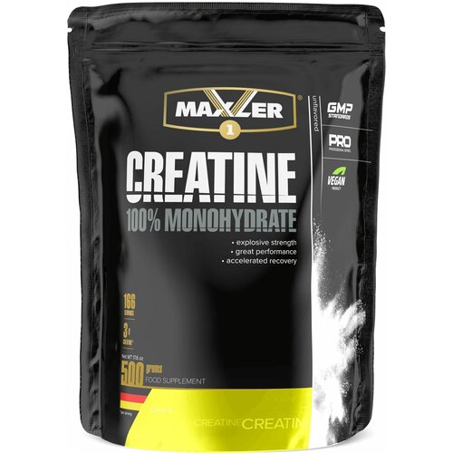 Креатин Maxler Creatine Monohydrate, 500 гр. atlecs creatine monohydrate 500 гр 500 гр