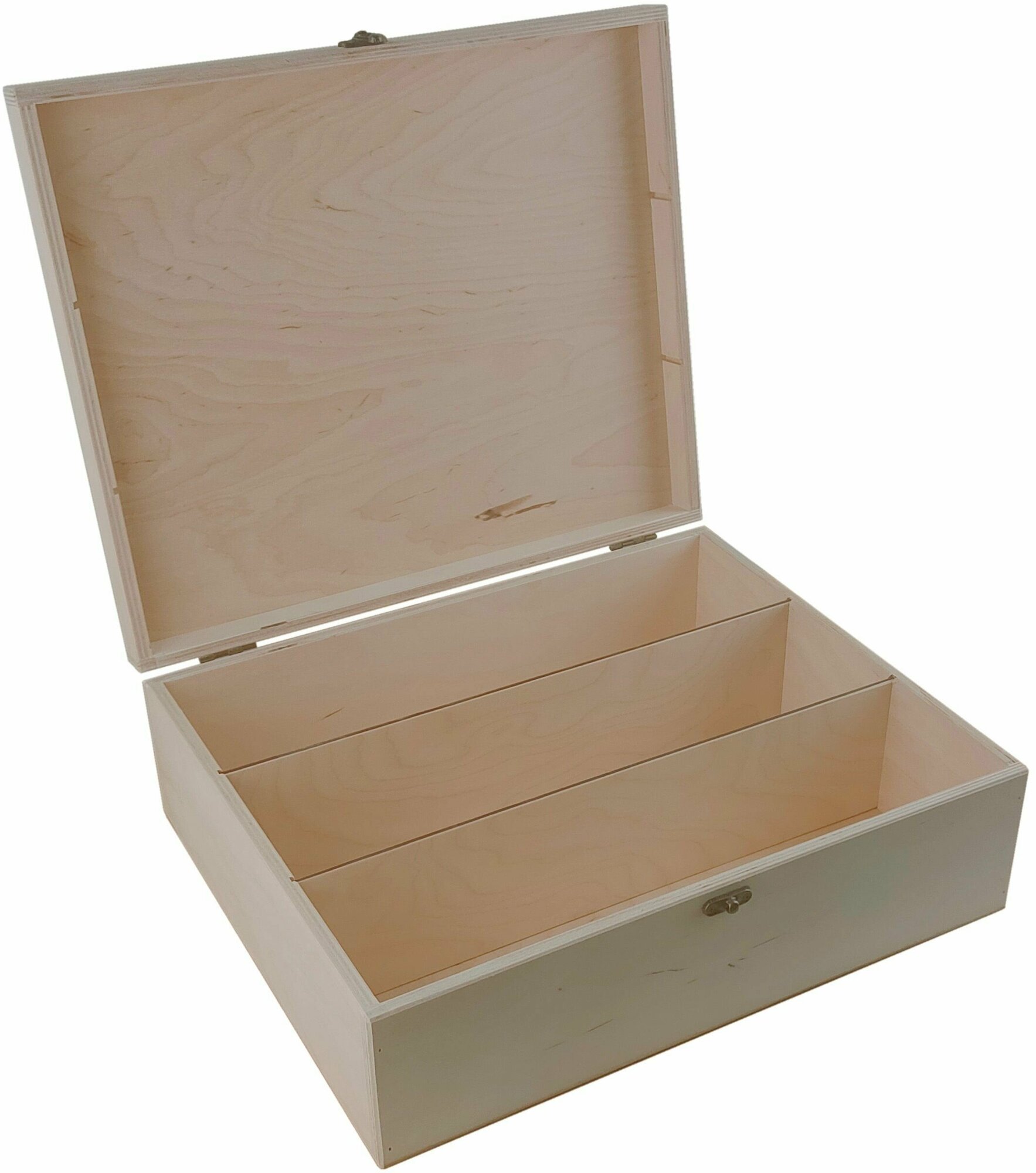 Ящик для хранения ZELwoodBOX, 37х31,5х12,5 см, натуральный - фотография № 1
