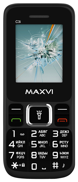 Телефон MAXVI C3i, черный