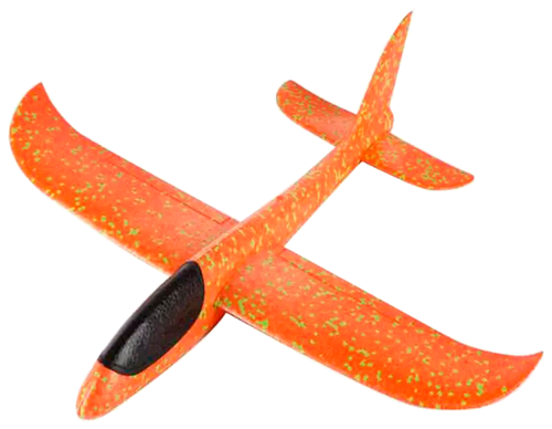 Самолет Taigen.Toys Метательный планер (AIRТ48), 48 см, оранжевый