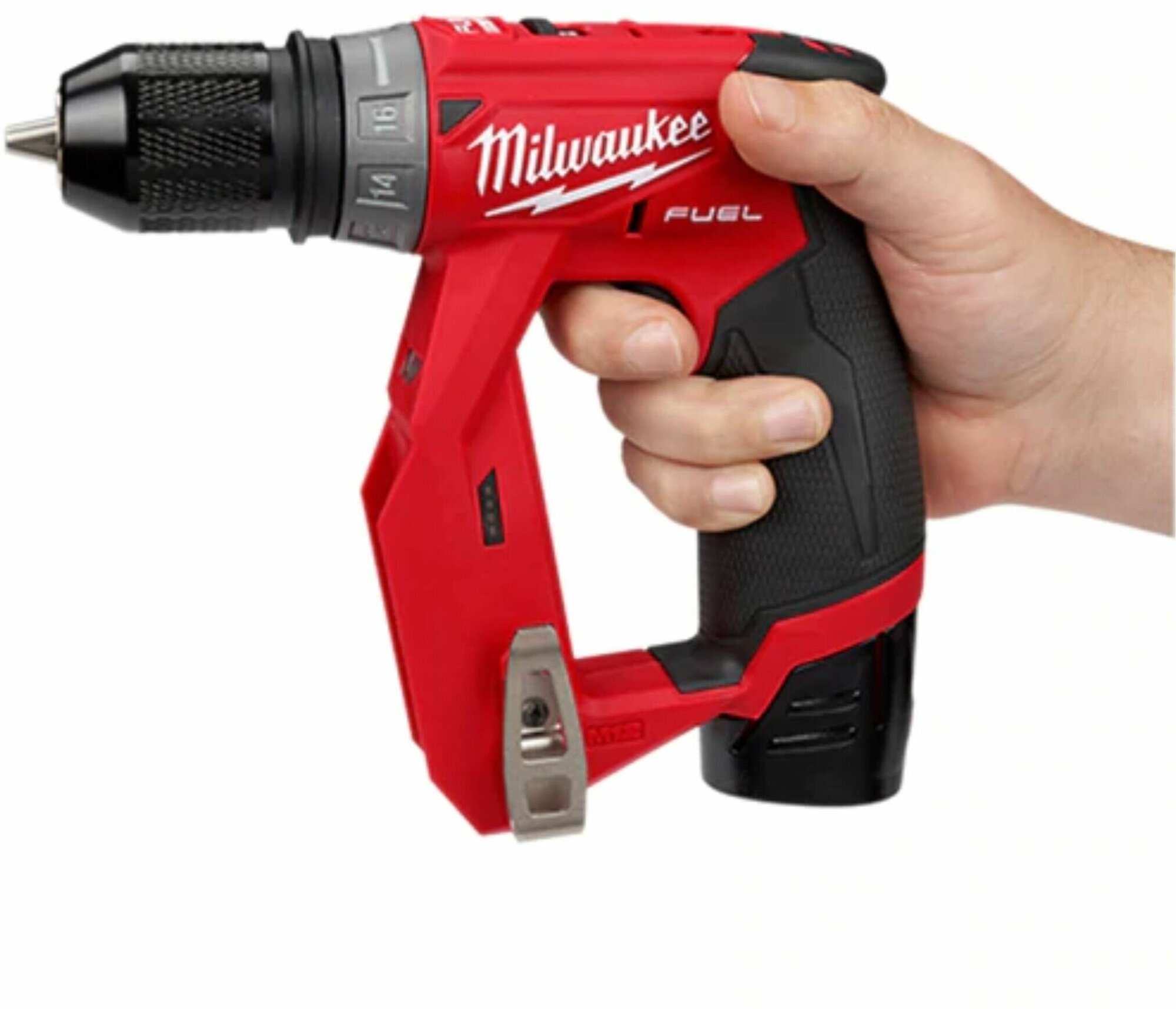 Аккумуляторная дрель-шуруповерт Milwaukee M12 FUEL FDDXKIT-202X 4933464979 - фотография № 14