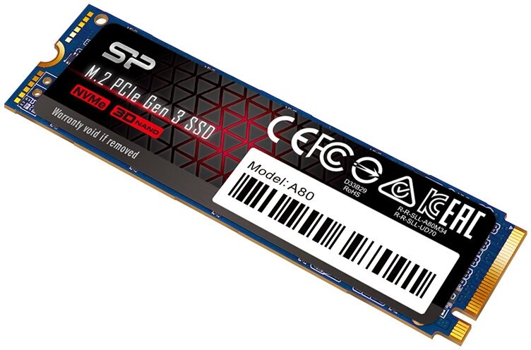 SSD накопитель SILICON POWER M-Series 1Тб, M.2 2280, PCI-E x4, NVMe - фото №8