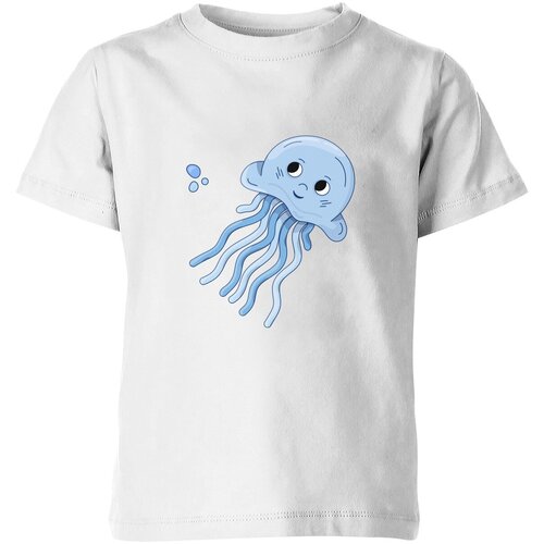 Футболка Us Basic, размер 12, белый мужская футболка медуза голубая m синий
