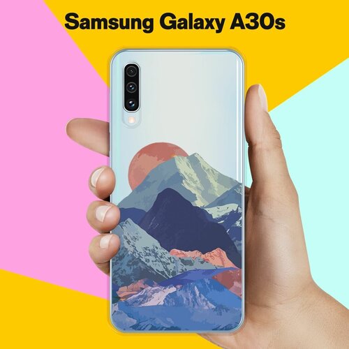 Силиконовый чехол Горы на Samsung Galaxy A30s силиконовый чехол на samsung galaxy a91 самсунг галакси а91 горы арт 2 прозрачный