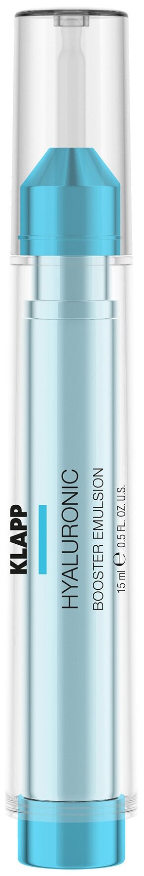 Klapp Hyaluronic Booster Emulsion Бустер-эмульсия для лица, 15 мл