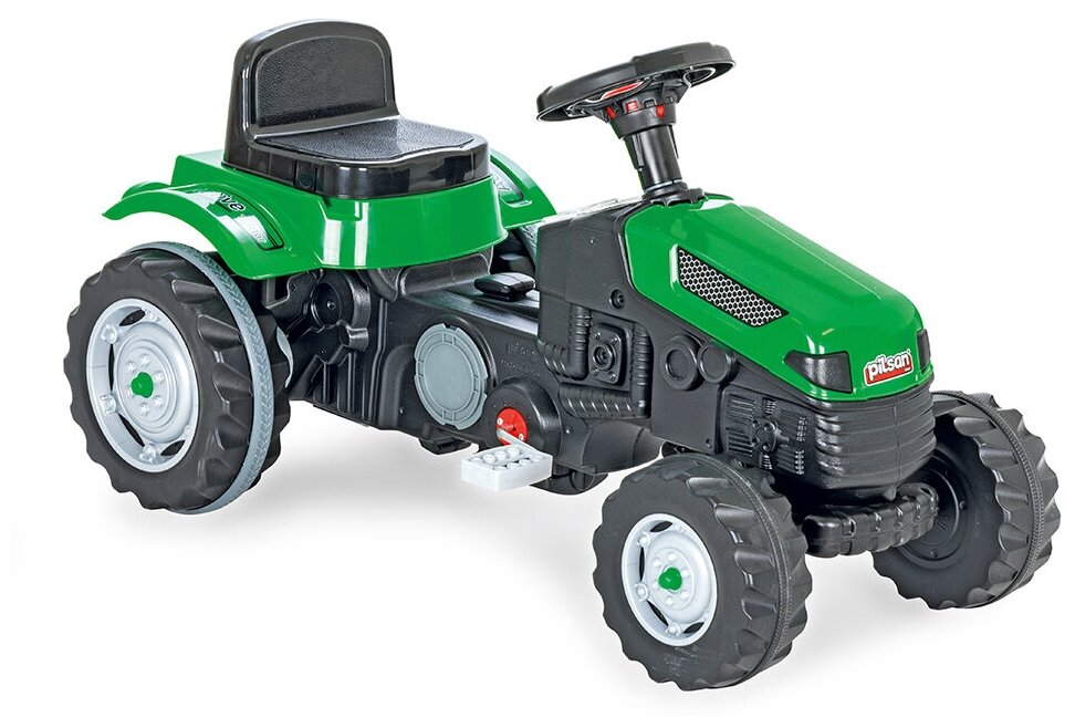 Педальная машина Трактор Pilsan Green/Зеленый