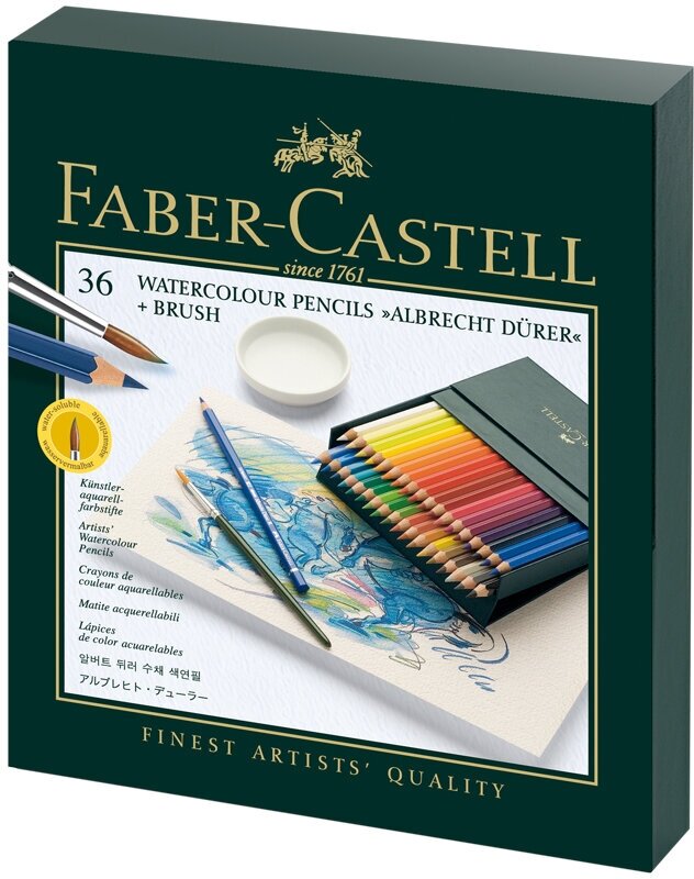 Карандаши акварельные художественные Faber-Castell "Albrecht Dürer", 36 цветов