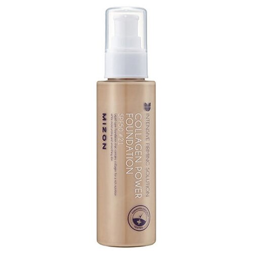 Mizon тональный крем Collagen power foundation, SPF 50, 100 мл/100 г, оттенок: тон 21, 1 шт. тональная основа spf20 pekah collagen water drop foundation 100 мл