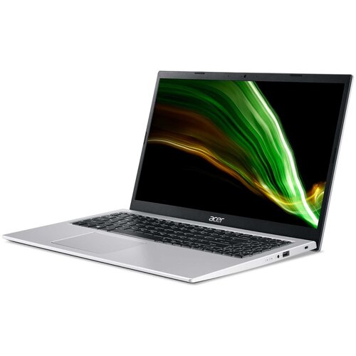 Ноутбук Acer Aspire 3 A315-35-P5RW Pentium Silver N6000 8Gb SSD256Gb Intel UHD Graphics 15.6 IPS FHD (1920x1080) Eshell silver WiFi BT Cam