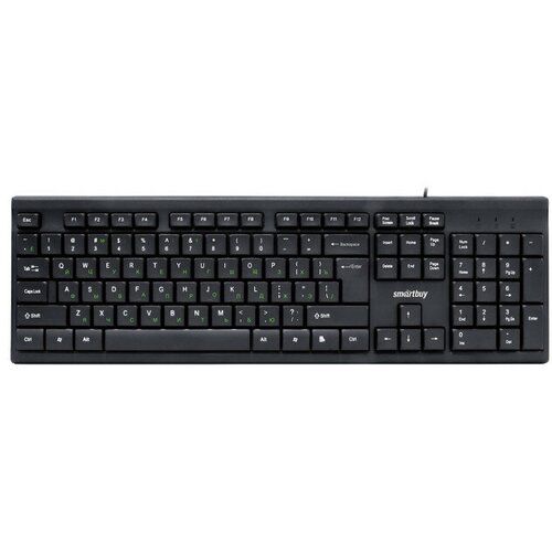 Клавиатура проводная smarbuy one 114 usb черный 140500₽