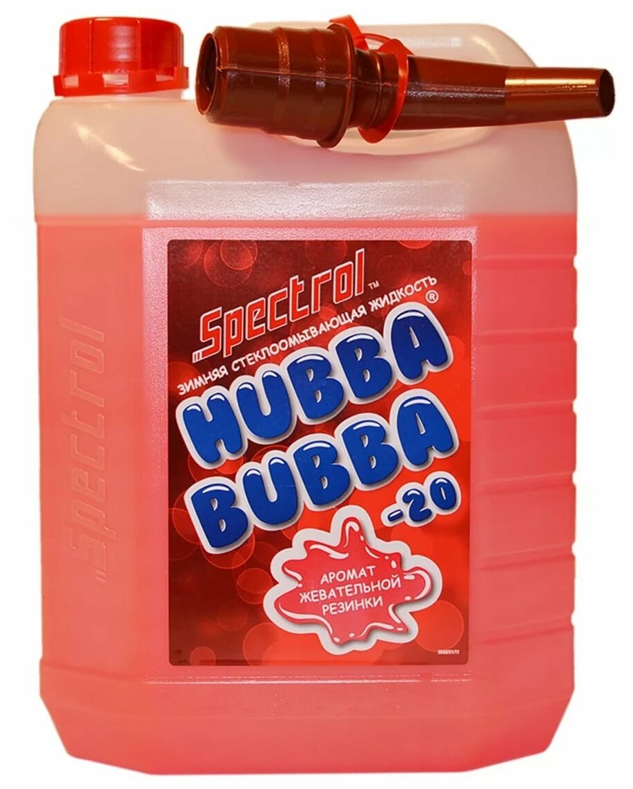 Жидкость для стеклоомывателя Spectrol Hubba Bubba, -20°C, 4 л