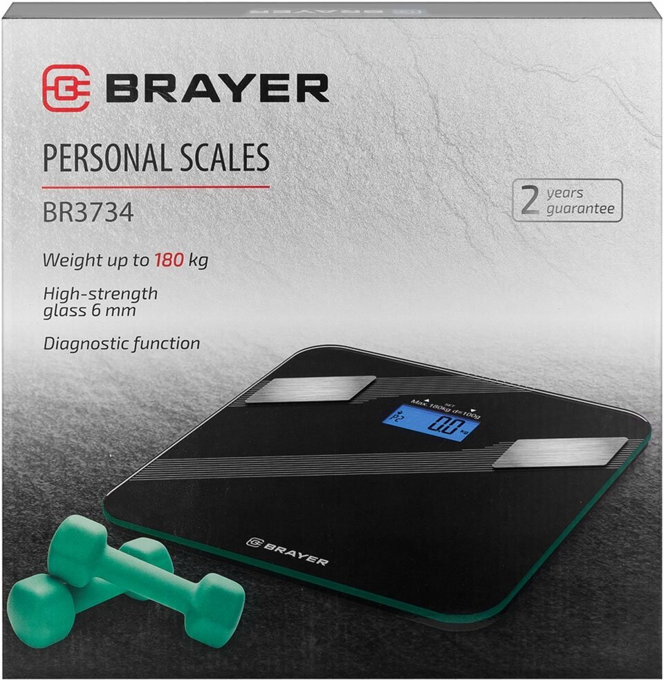 Весы напольные BRAYER BR3734 до 180 кг - фотография № 14