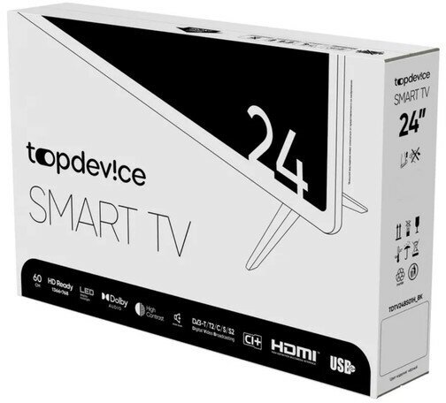 Телевизор TopDevice TDTV24BS01H_BK черный - фотография № 6