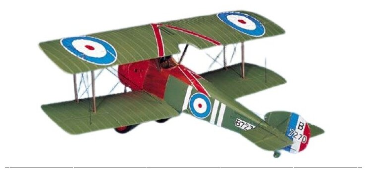 Склеиваемая пластиковая модель биплана Sopwith Camel F.1. Масштаб 1:32