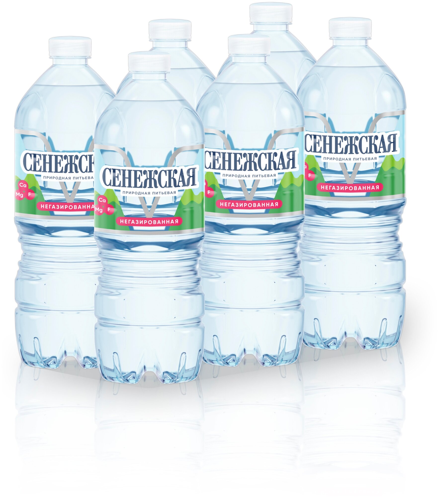 Вода минеральная питьевая природная столовая Сенежская негазированная 1 шт по 1л ПЭТ (товар продается упаковкой по 6 шт)