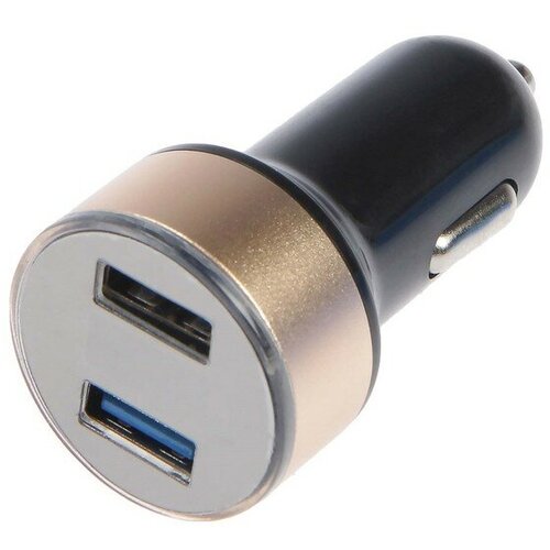 Автомобильный вольтметр зарядное устройство TORSO 12-24 В 2 USB 2А микс 50800₽