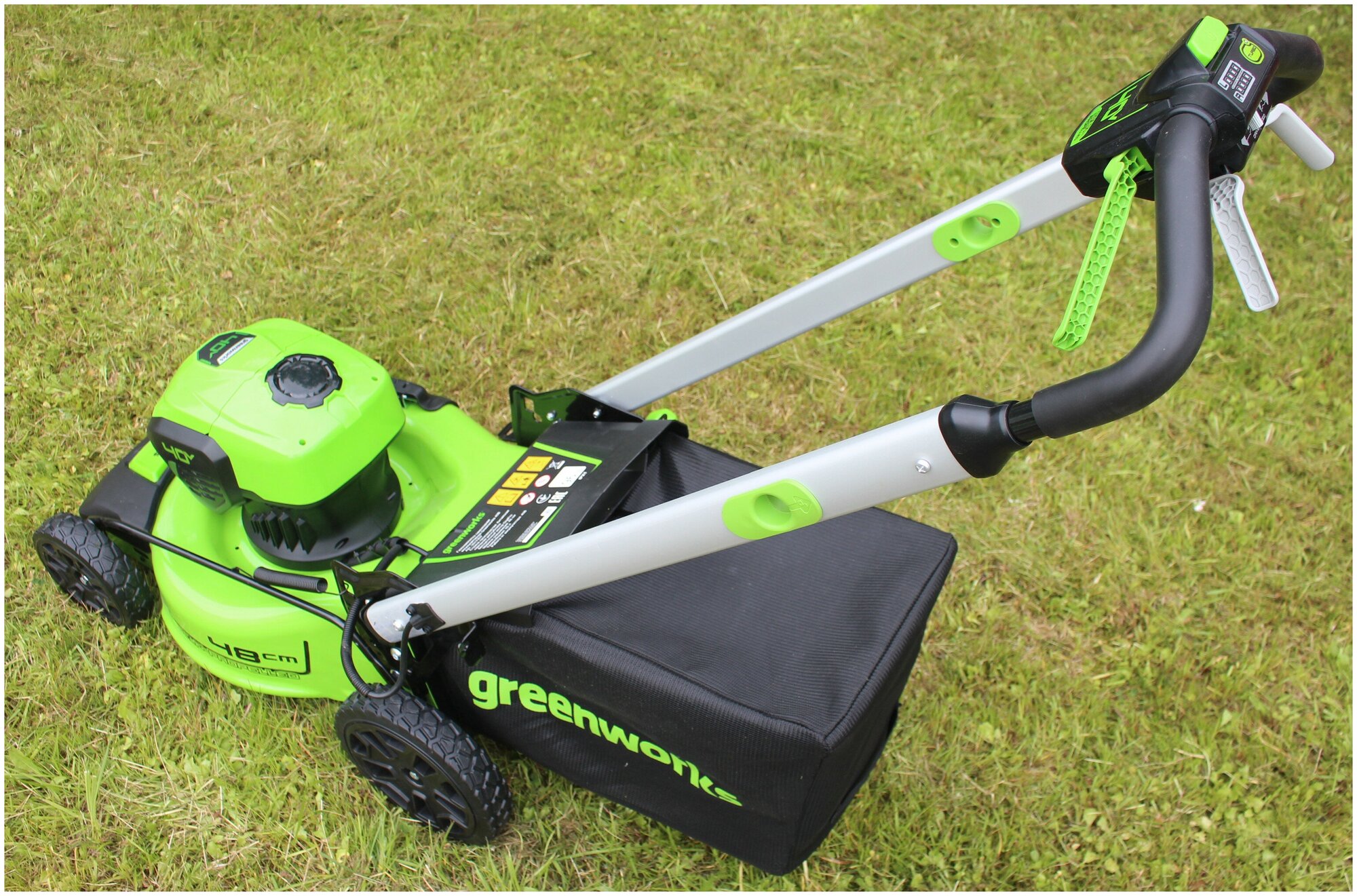 Электрическая газонокосилка Greenworks GD40LM48sp 2517407 48