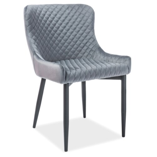 фото Стул signal colin b velvet, серый