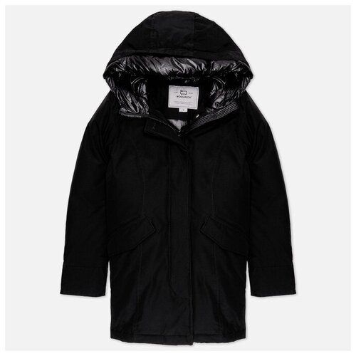 Женская куртка парка Woolrich Arctic Ramar Cloth чёрный, Размер S