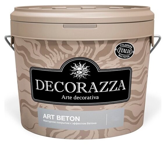 Штукатурка декоративная с эффектом художественного бетона Decorazza Art Beton (9кг) AB 10-10