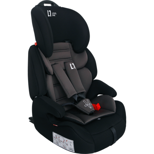 Автокресло детское Еду-Еду KS 575 ISOFIX гр. I/II/III, 9-36кг, серия Level One, цве, black