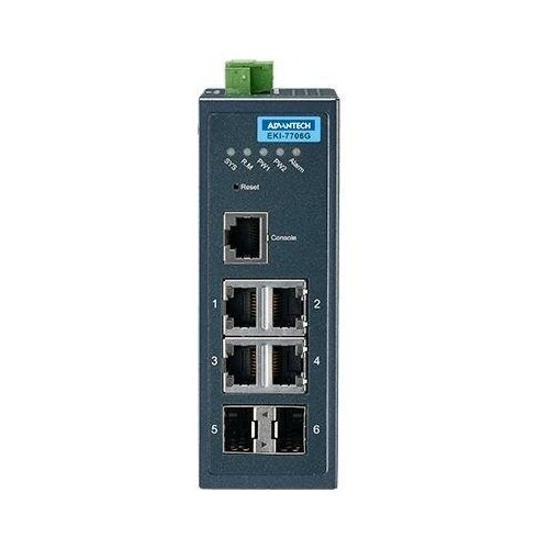 EKI-7706G-2F-AE 4GE+2SFP Gigabit Managed Redundant Industrial Switch Advantech