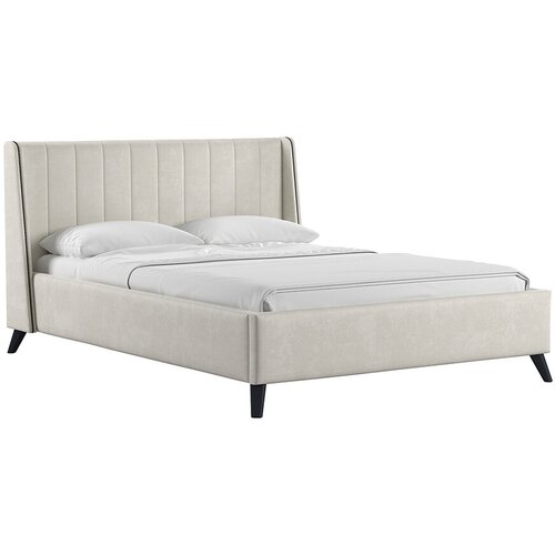 Кровать Нижегородмебель и К Мелисса с подъёмным механизмом светло-бежевая 163x217x104 см