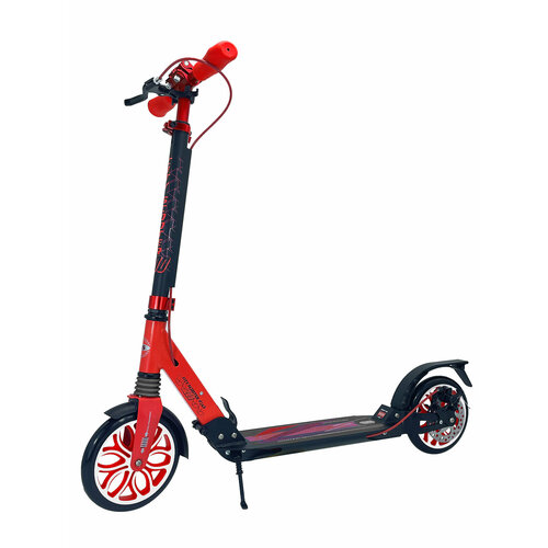 Самокат Sportsbaby Городской самокат Sportsbaby City Scooter Disk Brake MS-107 черно-красный самокат sportsbaby детский трехколесный самокат ms 948 speedway черно красный со световыми эффектами