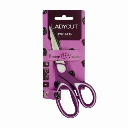 Ножницы детские 18 см LadyCut прорезиненные ручки 584₽