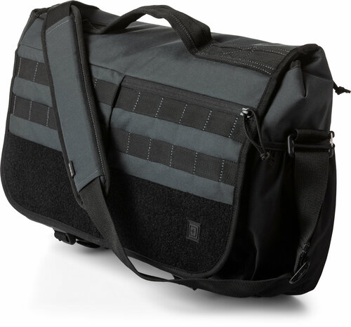 Сумка 5.11 Tactical Overwatch Messenger 56648-026, 43х30, ручная кладь, серый, черный