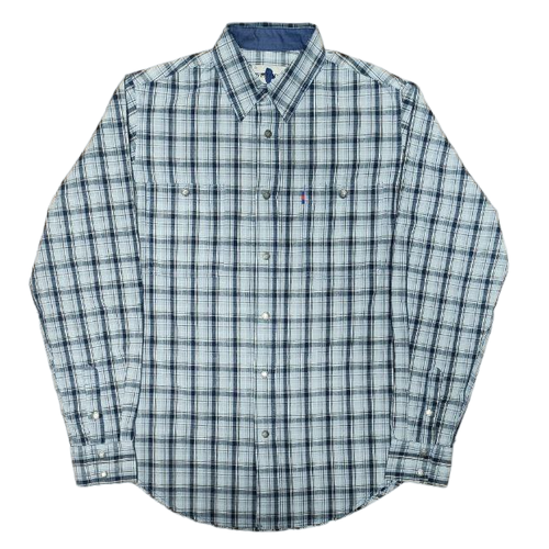 фото Рубашка west rider, размер 60, серый, голубой