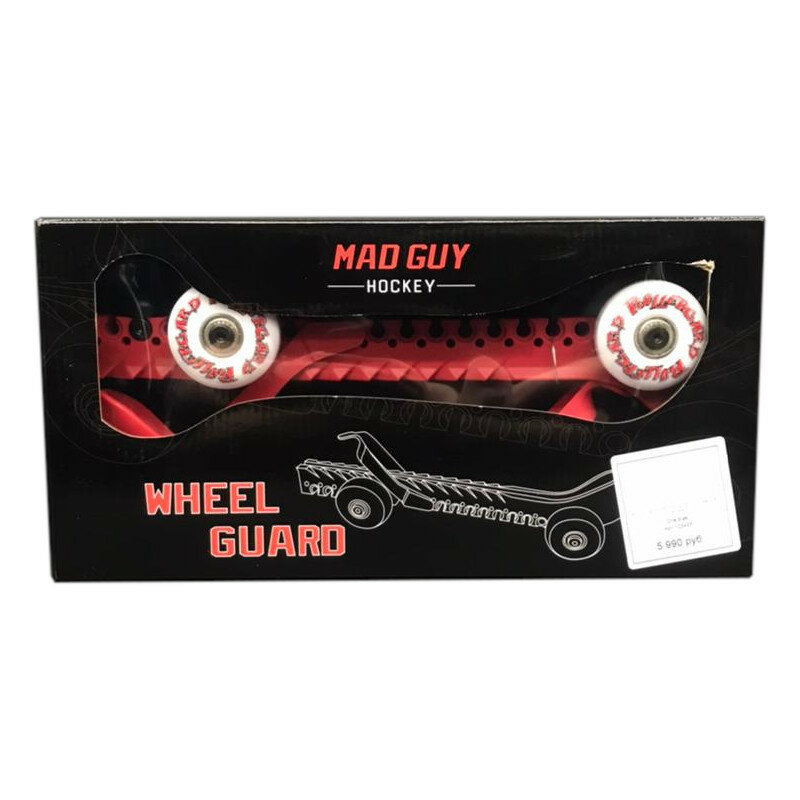 Чехлы-роллеры для коньков Mad Guy Wheel Guard красные