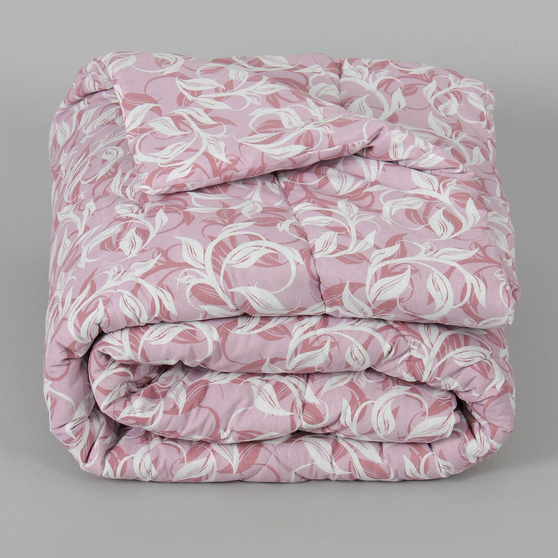 Одеяло зимнее ватное 2,0 спальное розовое в бязи 100% хлопок - фотография № 5