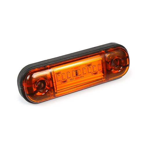 Габарит светодиодный 160 MINI 10 LED Ряд (Желтый) 12V габарит светодиодный mini 24v желтый