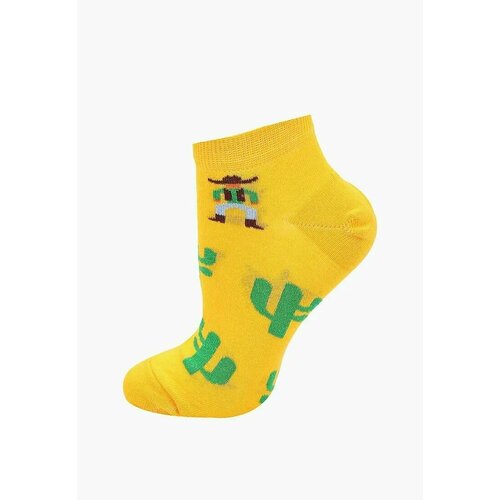 фото Носки унисекс big bang socks, размер 40-44, желтый