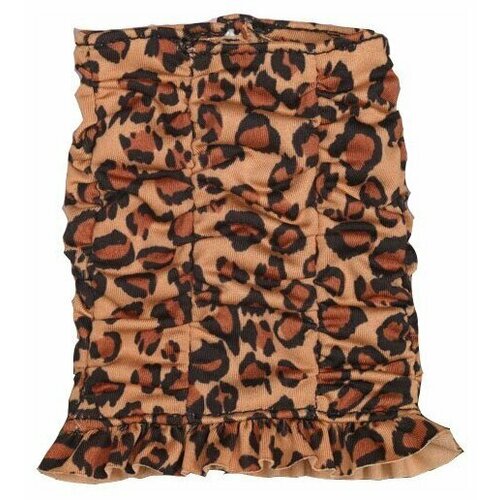 Юбка Tonner Pulled Together Leopard Skirt (Стягивающаяся леопардовая с простроченными оборками для кукол Тоннер) юбка zara leopard print mini леопардовый нежно коричневый