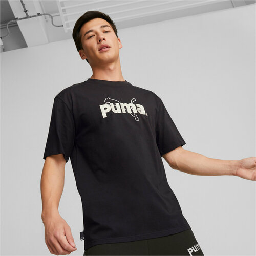 Футболка PUMA, размер M, черный