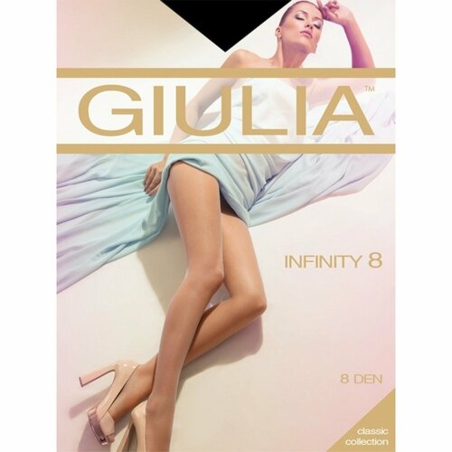 Колготки  Giulia, 8 den, размер 3, бежевый