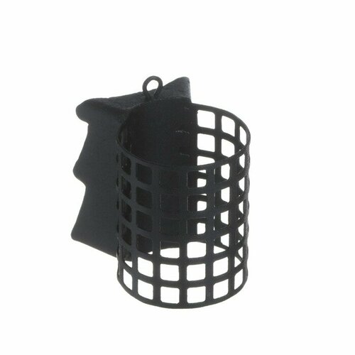 фото Груз-кормушка металлическая x-feeder me alligator m perfo, цвет matt black, 150 г, 45 мл